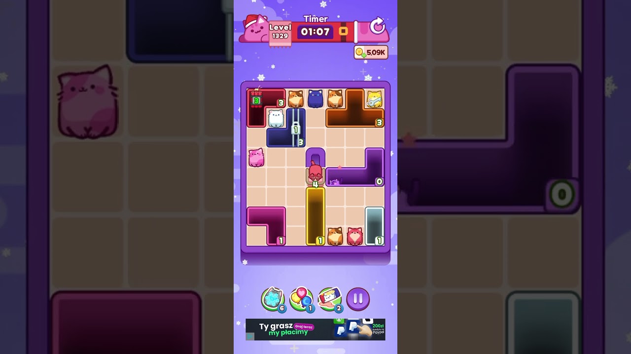 Drop the Cat Level 1329: Drop The Cat Level 1329