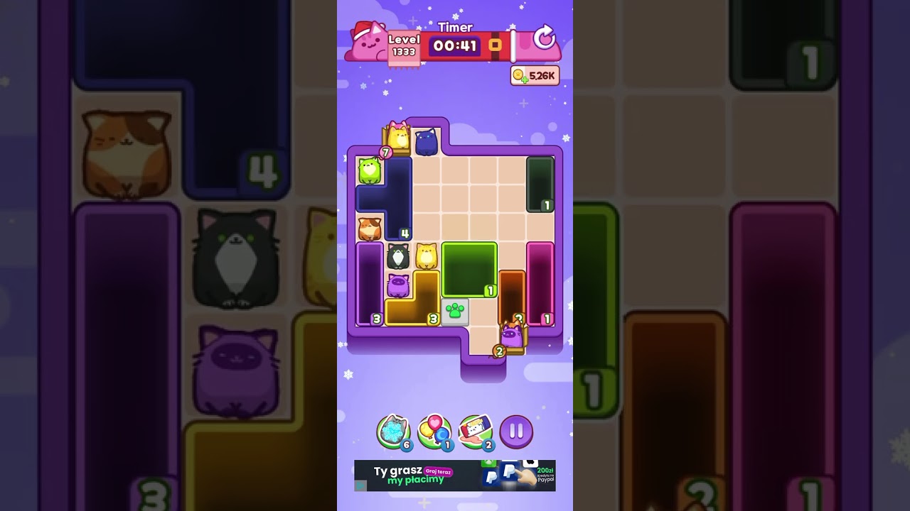 Drop the Cat Level 1333: Drop The Cat Level 1333