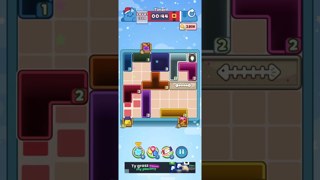 Drop the Cat Level 1339: Drop The Cat Level 1339