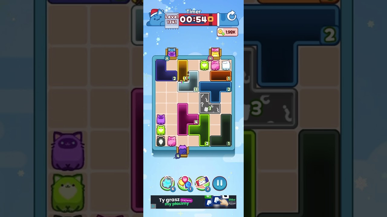 Drop the Cat Level 1341: Drop The Cat Level 1341