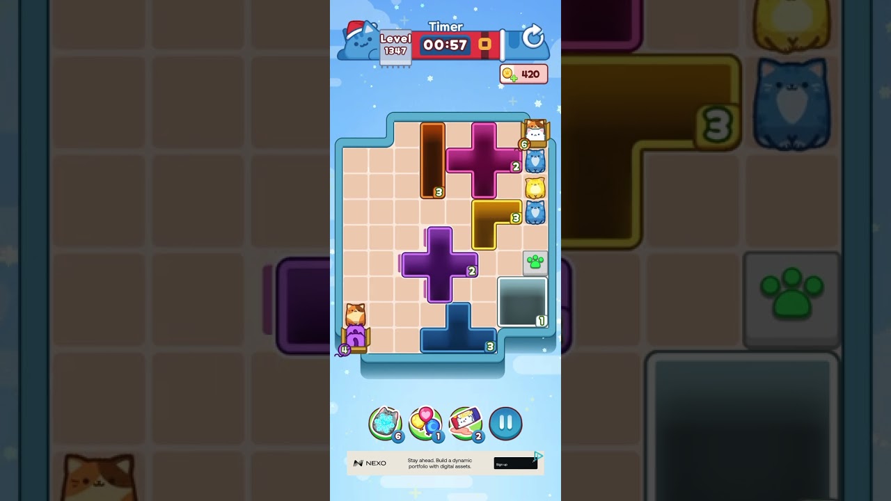 Drop the Cat Level 1347: Drop The Cat Level 1347