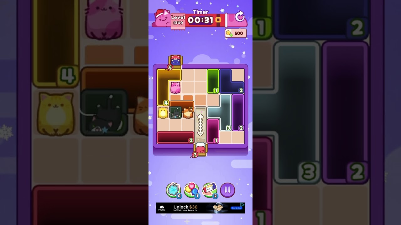 Drop the Cat Level 1349: Drop The Cat Level 1349