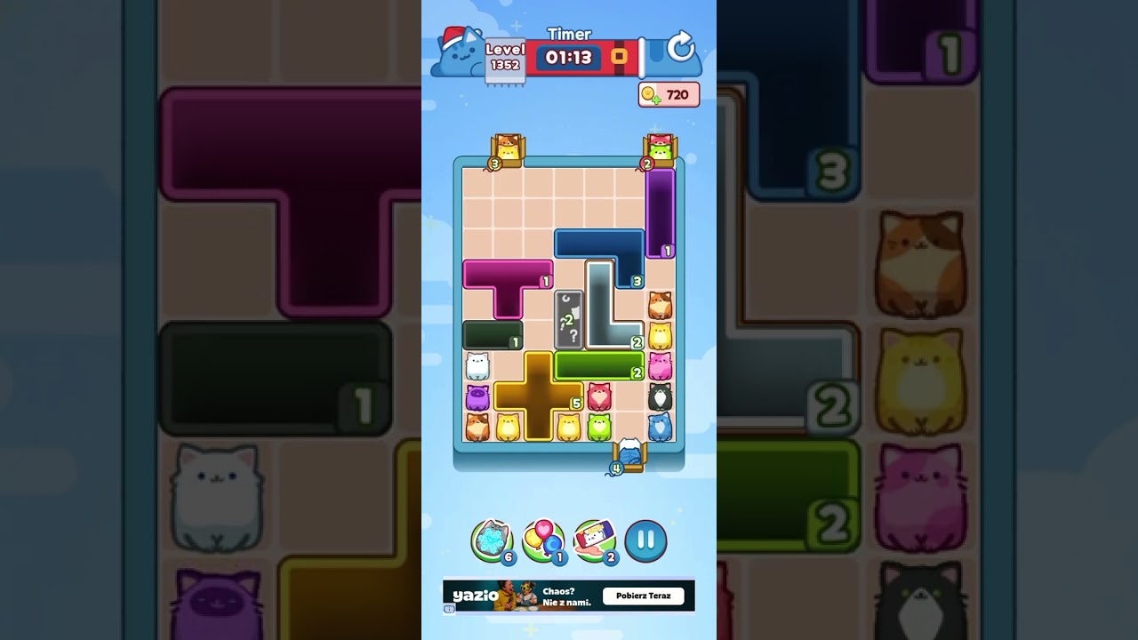 Drop the Cat Level 1352: Drop The Cat Level 1352