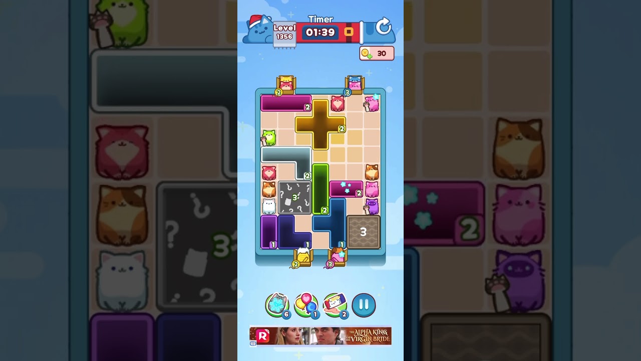 Drop the Cat Level 1356: Drop The Cat Level 1356