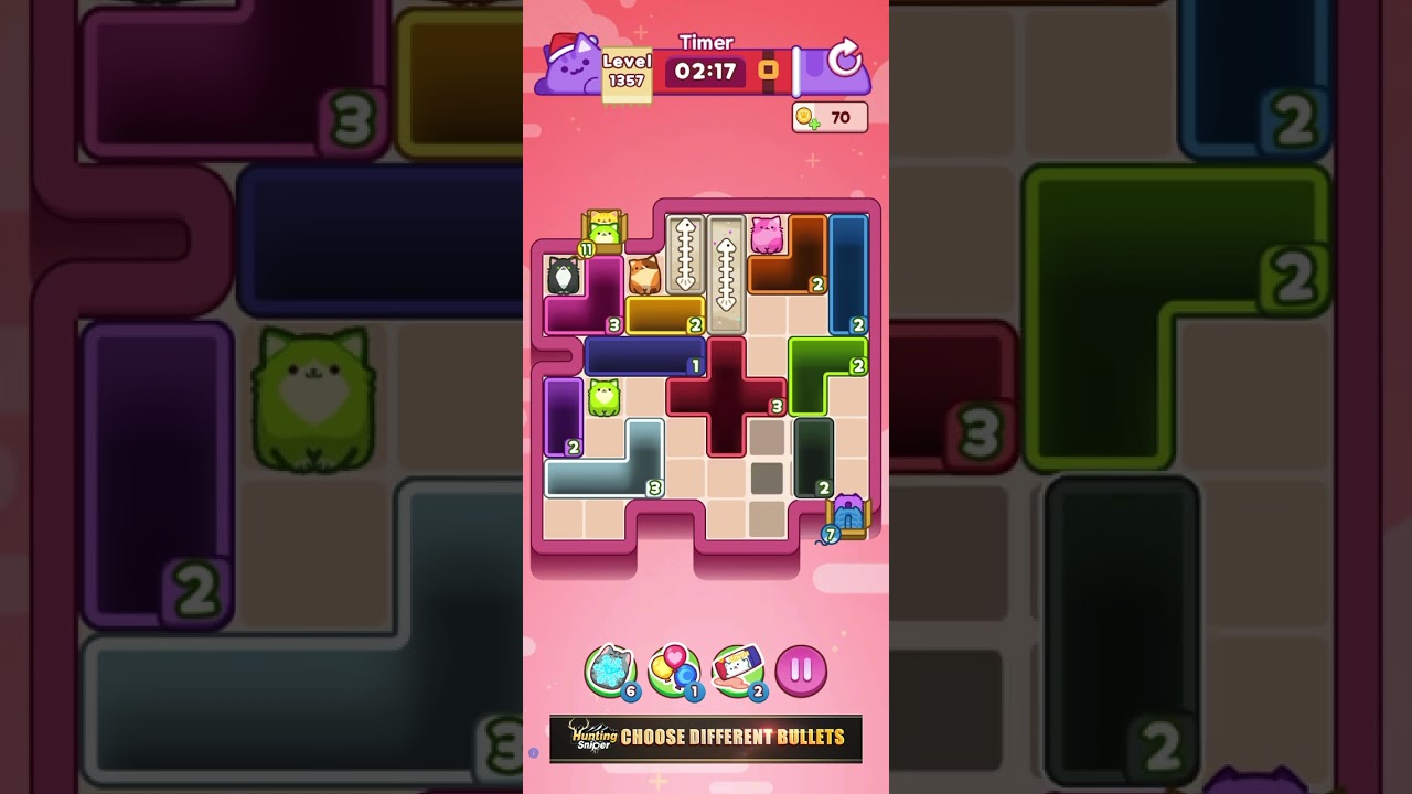 Drop the Cat Level 1357: Drop The Cat Level 1357