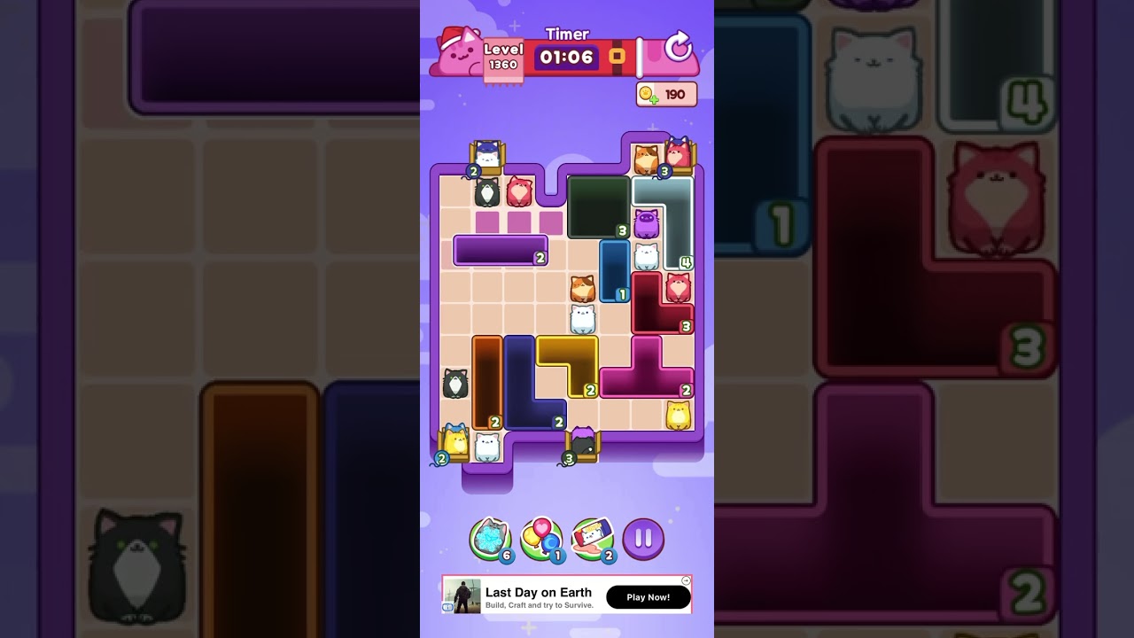 Drop the Cat Level 1360: Drop The Cat Level 1360