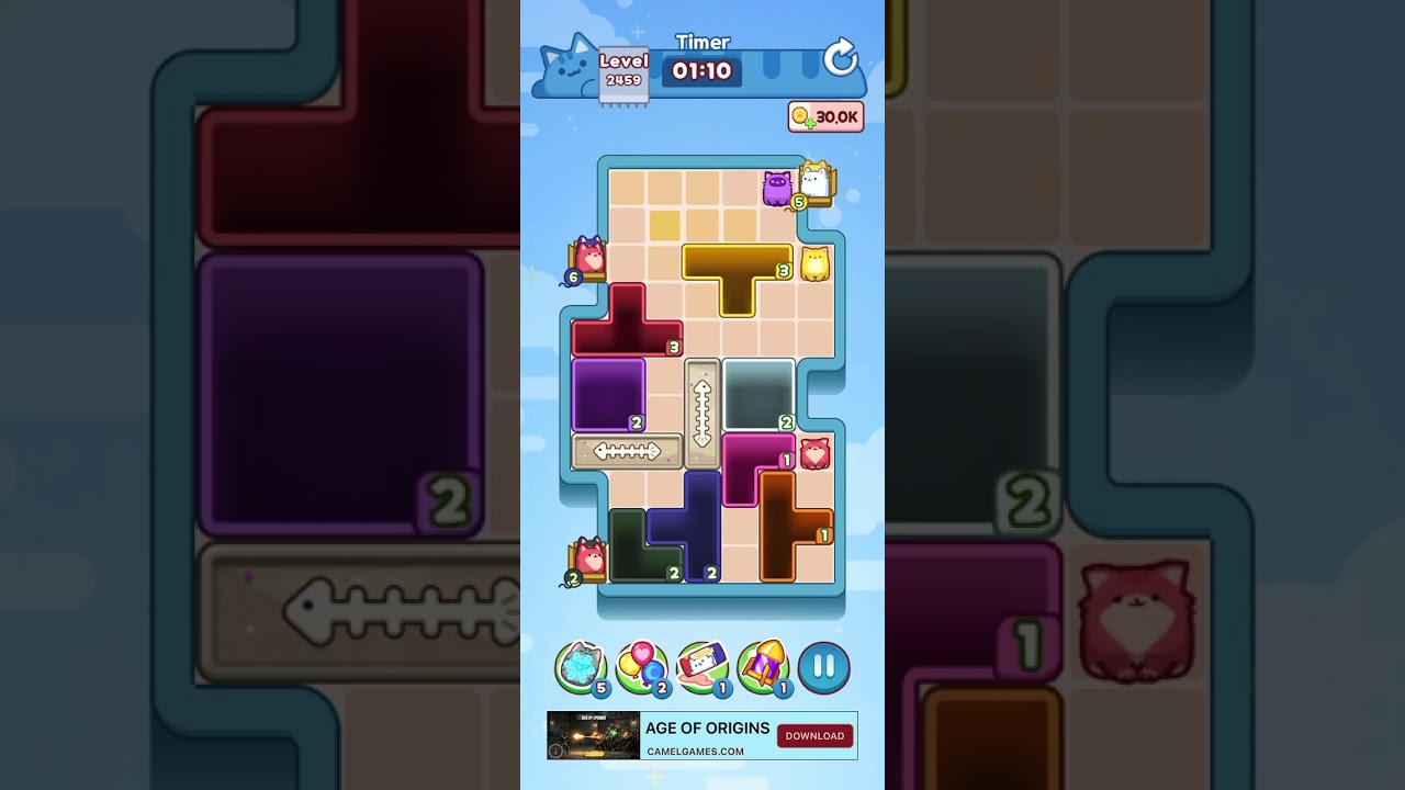 Drop the Cat Level 2459: Drop The Cat Level 2459