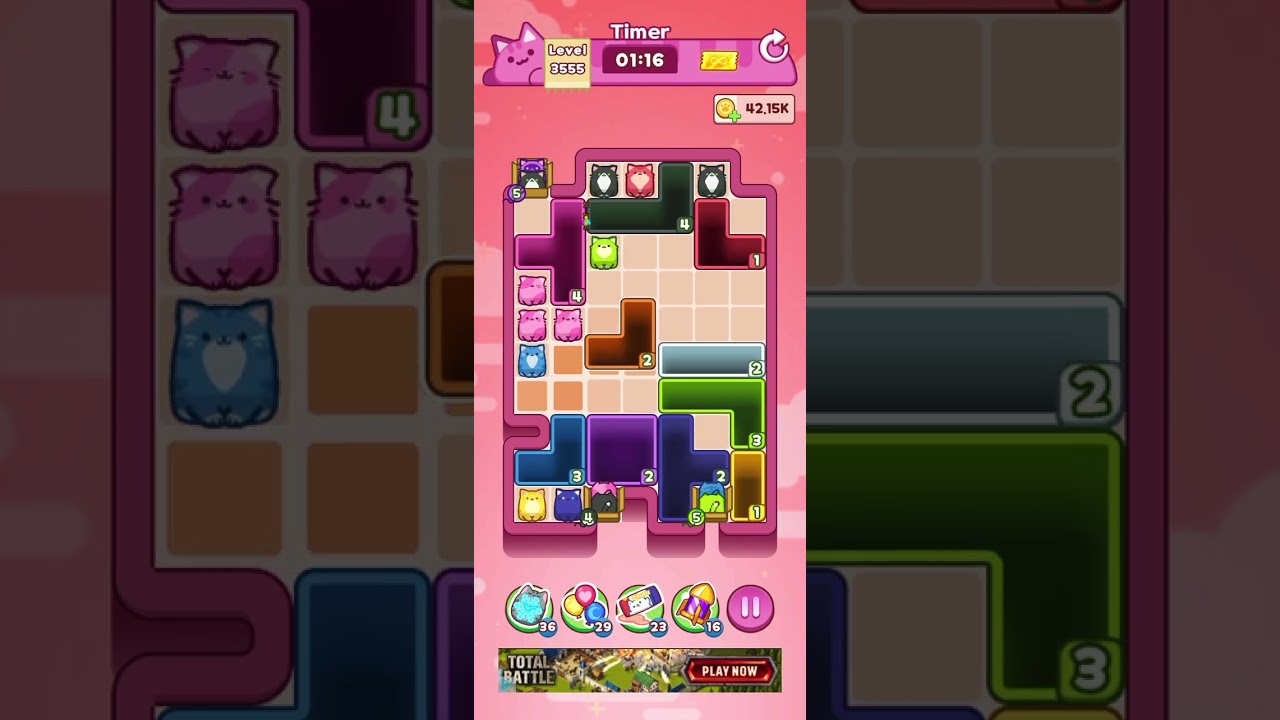 Drop the Cat Level 3555: Drop The Cat Level 3555
