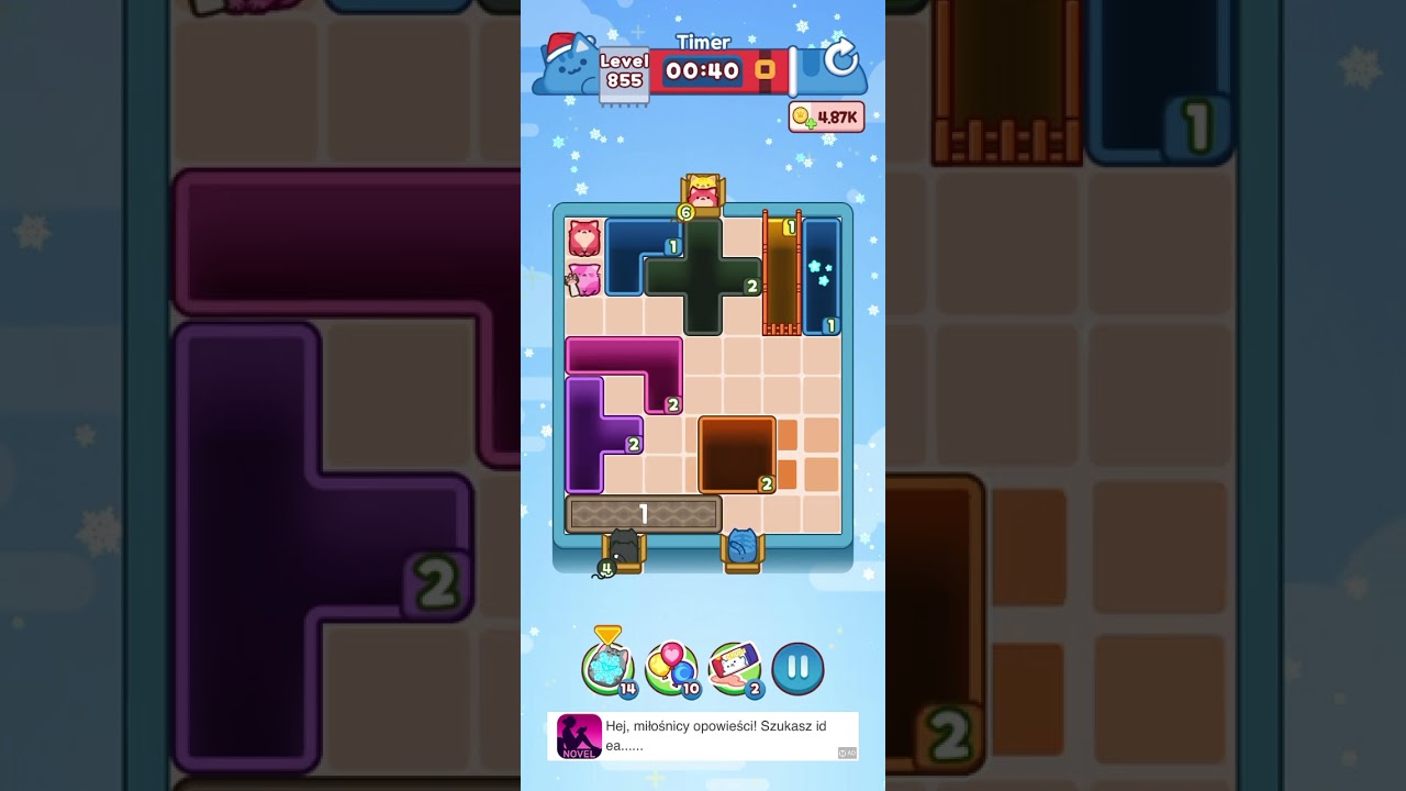 Drop the Cat Level 855: Drop The Cat Level 855