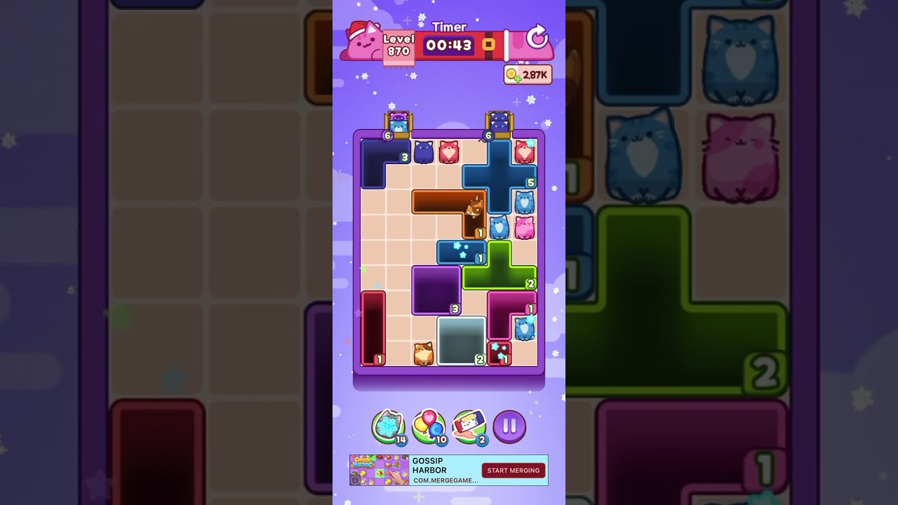 Drop the Cat Level 870: Drop The Cat Level 870