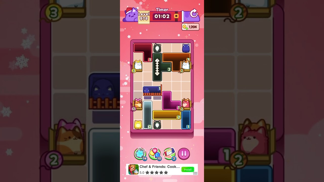 Drop the Cat Level 878: Drop The Cat Level 878